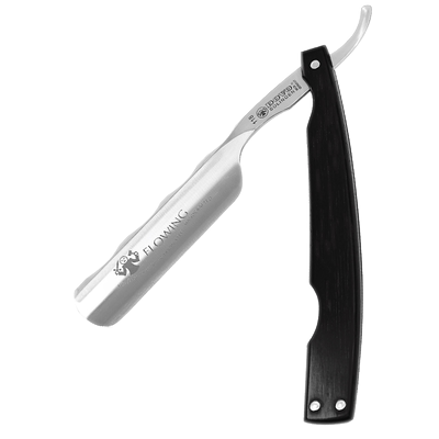 手动剃须刀老式收藏黑檀木手柄