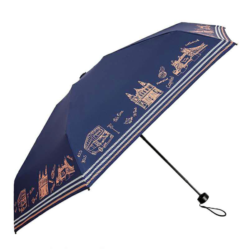 飞兰蔻胶囊晴雨两用女小巧太阳伞