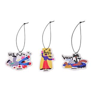 WEKUKU掌握系列衣柜香片卧室香挂扩香卡香氛车载香薰挂件持久留香