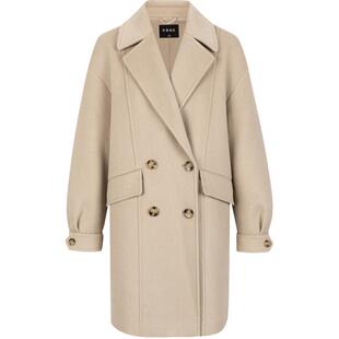 大衣女毛呢外套羊毛中长款kbne2025秋冬新款长袖加厚高端呢子女装