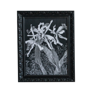 可定制尺寸|中古风黑色油画外框出口画框挂墙法式实木相框免组装