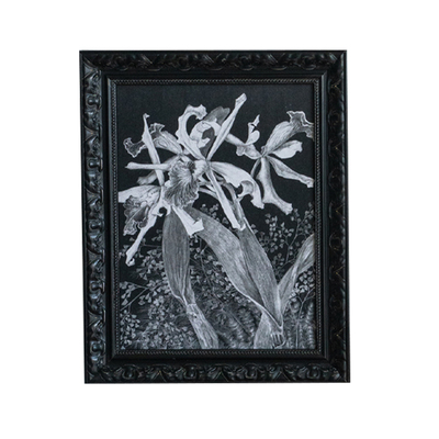 可定制尺寸|中古风黑色油画外框出口画框挂墙法式实木相框免组装