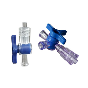鲁尔接头两通阀三通阀微流控开关节流阀小型二通阀塑料实验室耗材