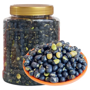 陈福记熟黑豆500g罐装即食盐炒豆子香酥脆黄心黑豆杂粮炒货小零食