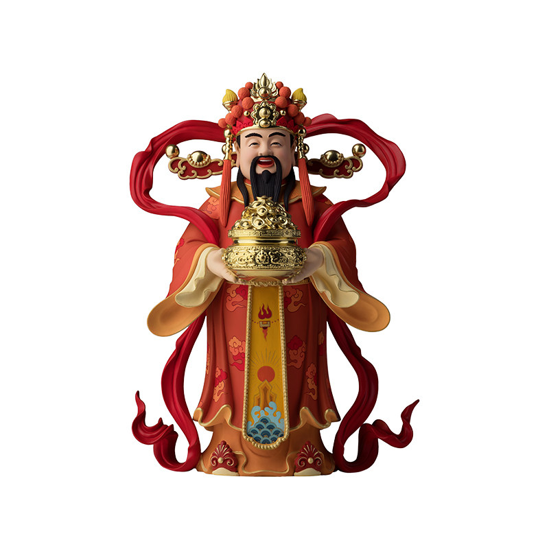 铜师傅《财到我家》财神爷铜摆件