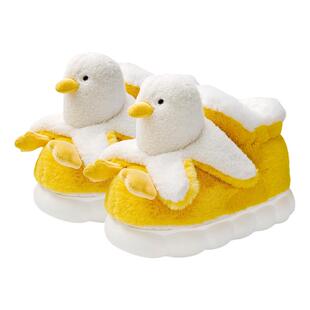 高帮棉拖鞋女冬季包跟2026新款室内居家用厚底毛毛绒棉鞋女款外穿