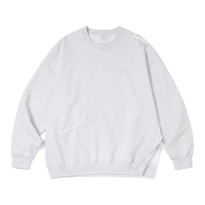 PRIMEE拉链口袋圆领卫衣