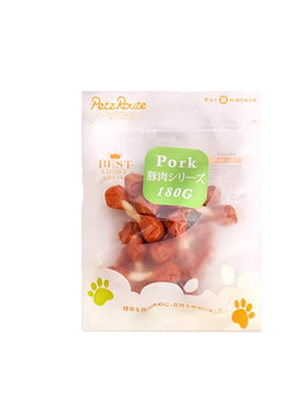 派滋露猪肉鸭肉鱼肉棒哑铃狗零食