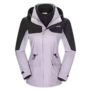 【伯希和山色】0105三合一冲锋衣女加绒防风防水户外登山服外套男