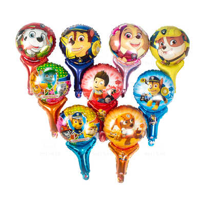 汪汪队铝膜地堆扫码小礼品手持棒