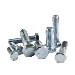 UNC镀锌美制5级外六角螺丝高强度六角螺栓电镀蓝锌外六角螺钉螺丝