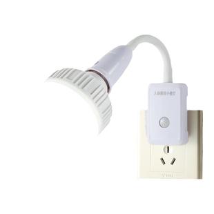 人体感应灯小夜灯床头灯卧室起夜大门口过道走廊智能led插座灯泡