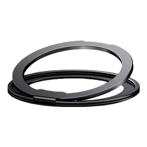 【夏日首选】我龙适用MagSafe磁吸散热全金属手机支架360度旋转手机壳指环扣粘贴式超薄支点座磁吸贴男女简约