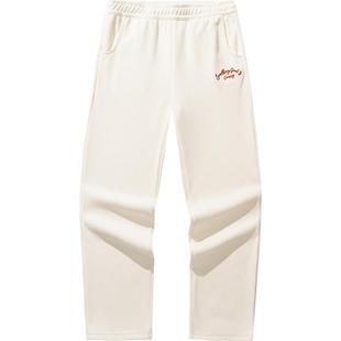 安踏好事发生丨新年款灯芯绒长裤女冬款直筒休闲运动裤162518313