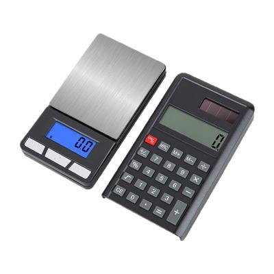 2025新款珠宝秤带计算器太阳能