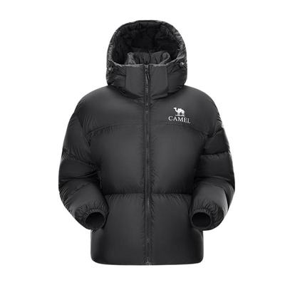 骆驼短款羽绒服加厚保暖防水