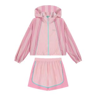 innplanet26春新款撞色休闲百搭显瘦防晒运动外套短裤PO11OW041A