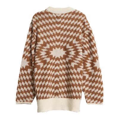 PRONOUNCE 男士菱形放射性提花针织衫毛衣银泰百货精品 301596