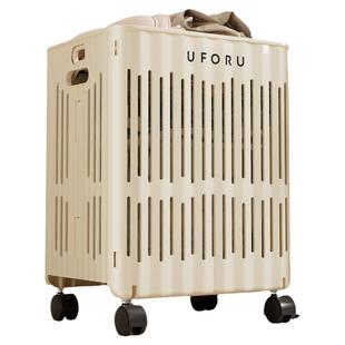 脏衣篓置物架一体家用可折叠带轮脏衣服收纳筐宿舍换洗衣服收纳篮