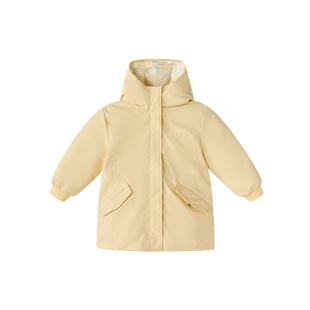 笛莎童装女童羽绒服三防2025秋冬装女宝宝小童儿童洋气中长款外套