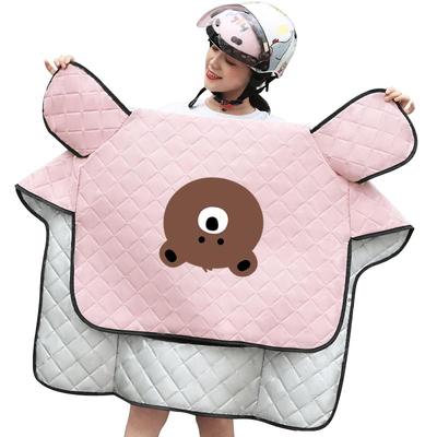 电动摩托车挡风被双层防晒电瓶车