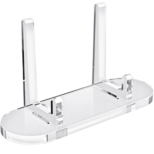 流麻展示架色纸小卡亚克力砖托架立牌底座卡框谷子桌面吧唧托支架