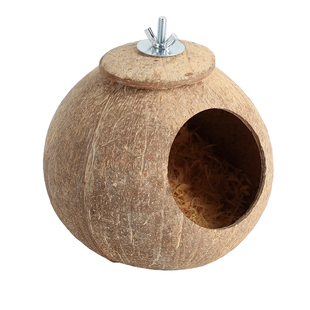 鸟窝鹦鹉椰子壳鸟巢睡觉床四季通用虎皮牡丹专用大号悬挂椰壳睡窝