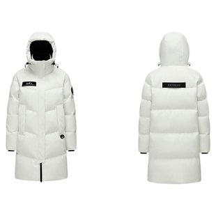 波司登极寒鹅绒女中长款防寒加厚户外羽绒服抗寒零下20度黑色外套