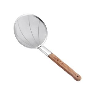 功达 大号漏勺不锈钢笊篱厨房商用捞面勺超细过滤网捞篱家用捞勺