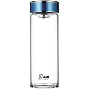 希诺单层高硼硅玻璃杯带滤网加厚泡茶水杯XN-6081 6082 6083