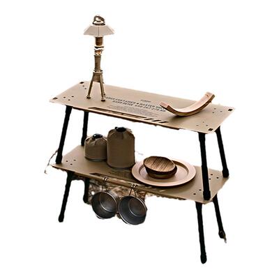 CARGO露营折叠置物架双层小桌子