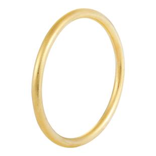 原创古法戒指女时尚个性素戒金色戒指网红潮精致简约冷淡风细叠戴