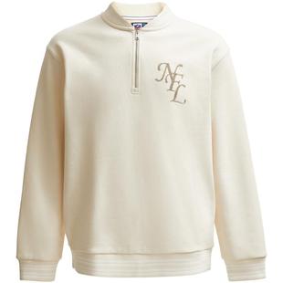 SEASONHIGH NFL联名秋冬款男装卫衣半拉链棒球领加绒背后胶印卫衣