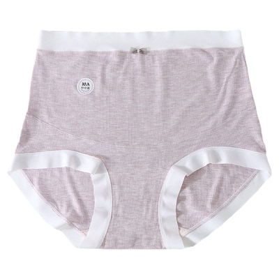 孕妇大码内裤200斤高腰托腹全孕期10A桑蚕丝抑菌加长档三角裤