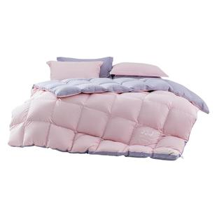 水星家纺羽绒被春秋被冬季加厚保暖被子被芯冬被冬天鸭绒被空调被