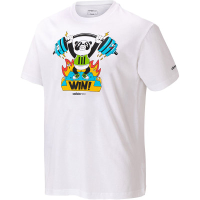 Adidas/阿迪达斯男子圆领短袖