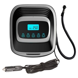 德国进口车载充气泵12v便携式多功能汽车轮胎电动打气泵小轿车用