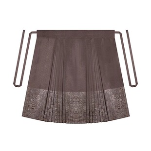 忘空山织造司原创明制汉服宋锦暗纹提花飞机袖仿妆花马面裙女套装