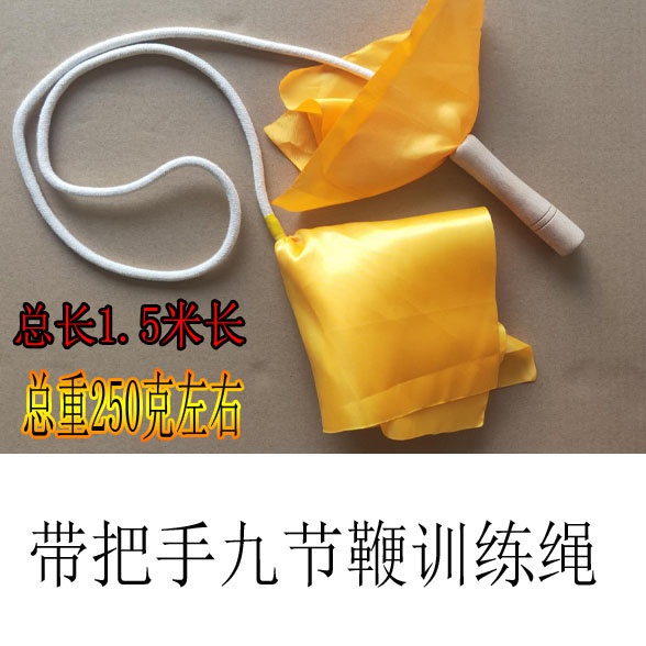 。武术初学健身流星O软兵器专用软鞭九节鞭新手橡胶绳鞭鞭百家锤