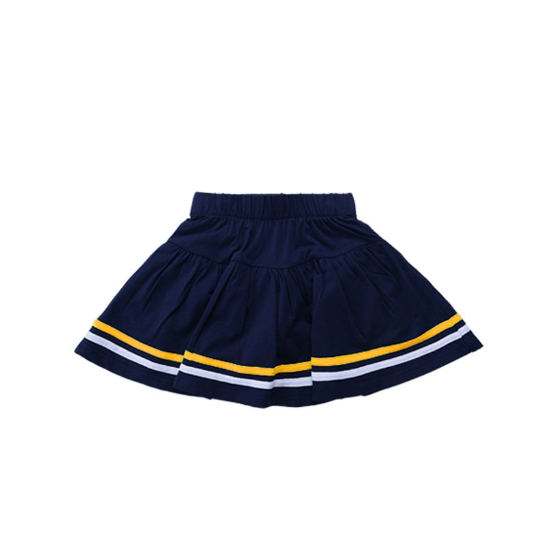 女童校服短裙深蓝色小学生夏季