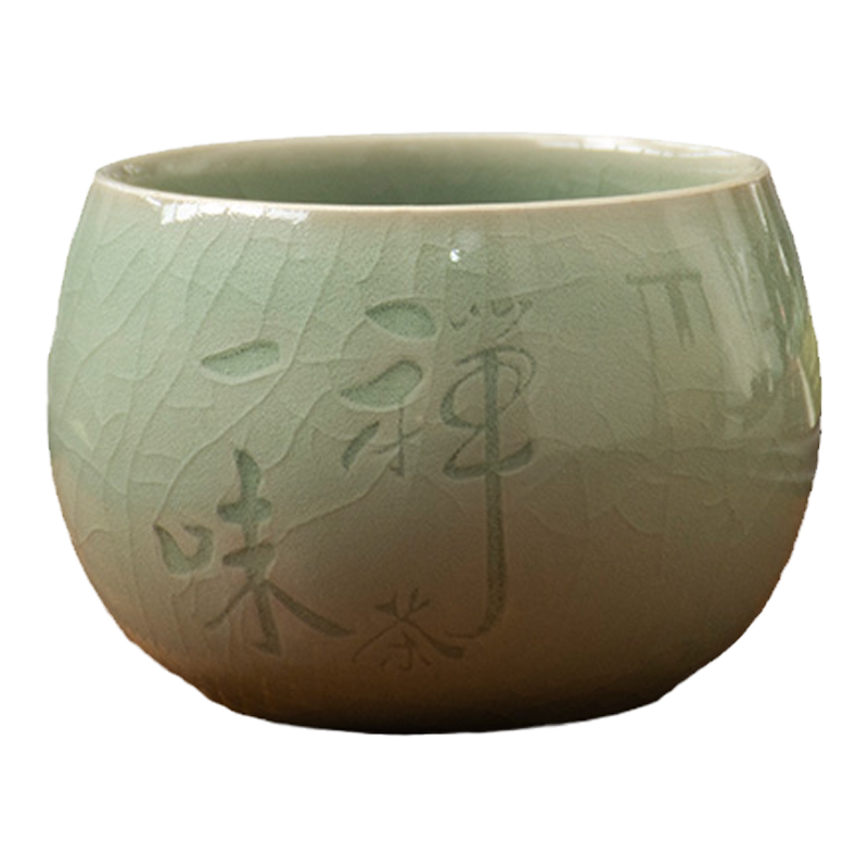 弘宝汝瓷王振芳亲工手工杯