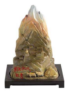 铜之美  圣山倒流香炉紫铜摆件家居客厅书房玄关装饰品中式工艺品