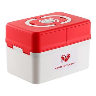 医药箱家用常备药大容量家庭装多层分类药箱带锁扣可手提式急救箱