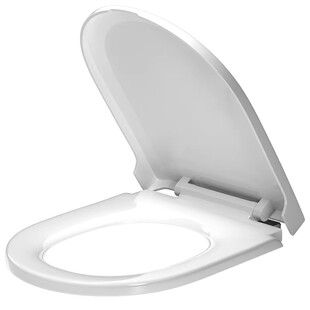 马桶盖家用通用加厚缓降坐便器盖板老式U型V型马桶圈坐便盖子配件