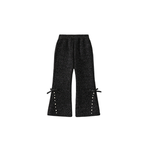 INSbobo儿童休闲蝴蝶结喇叭裤