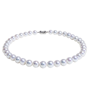 薇爱秀丽淡水爱迪生珍珠项链大颗粒气质感强光近圆珍珠项链礼物