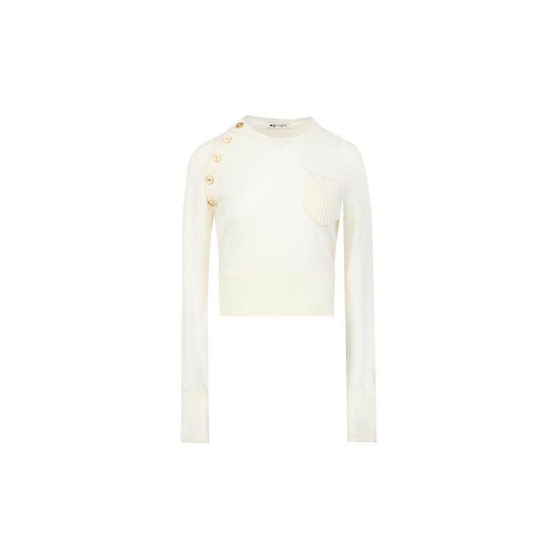 【3期免息】PORTS 1961女士羊毛合身针织套头衫