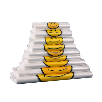 食品级全新料塑料袋批发笑脸大号