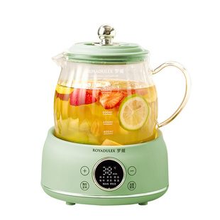 罗娅全玻璃养生壶恒温家用办公室花茶烧水壶多功能电陶炉煮茶器