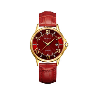 瑞士正品新款奥古斯登大表盘全自动手表时尚潮流防水非机械女士表